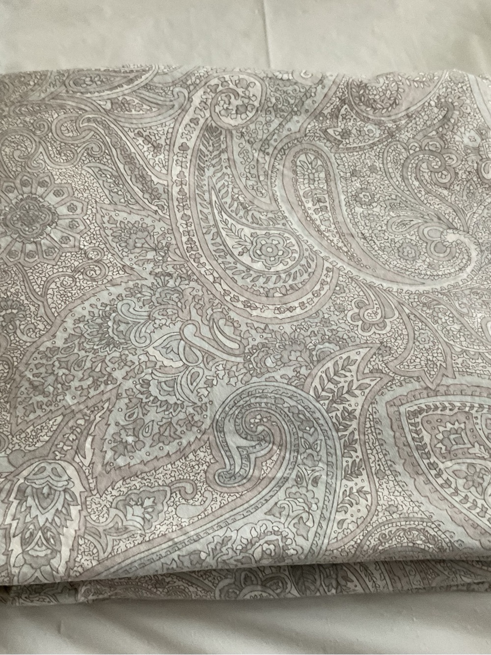 Lauren Ralph Lauren Coral Beach Paisley Twin Flat Sheet- Vintage
